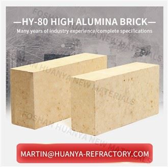 HY-80 Ugniai atspari plyta iš didelio aliuminio oksido